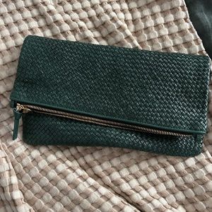 Clare V Fold over clutch with tabs